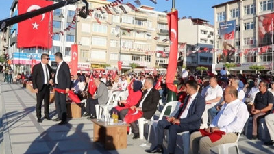 Erdoğan 15 Temmuz anmasında seçime odaklanınca, CHP'liler alanı terk etti