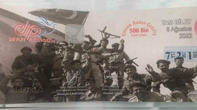 KKTC’de Erenköy Direnişi’nin yıldönümüne özel hazırlanan biletlere EOKA mensuplarının fotoğrafı basıldı