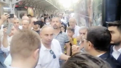 Polis Babacan'ın konuşmasını engellemek istedi