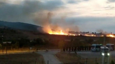 Tuzla Piyade Okulu'nda yangın