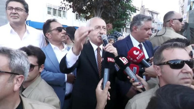 Kılıçdaroğlu'nun Yalova ziyaretinde pankartlı tepki