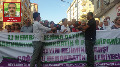 Diyarbakır’da kayyım protestosu: Gaspa gasp, hırsızlığa hırsızlık demeye devam edeceğiz