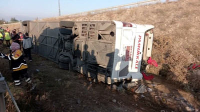 Afyon'da kaza: 1 ölü, 10’u ağır 30 yaralı