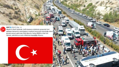 MHP, sadece polis memuru için başsağlığı diledi; tepkiler üzerine ölen 35 kişi için yeni mesaj yayımladı