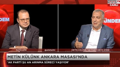 AKP'li Metin Külünk: Yolsuzluk iddiaları fırsat, AKP bu arınmayı yapmak zorunda