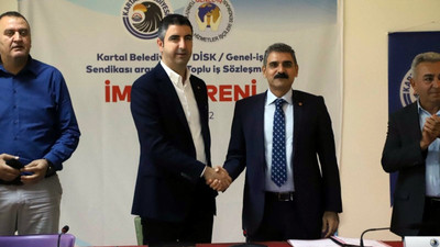 Kartal Belediyesi'nde toplu iş sözleşmesi imzalandı