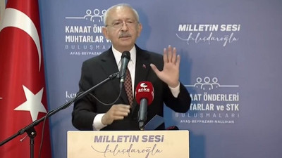 Kılıçdaroğlu: Biri yer biri bakar kıyamet ondan kopar