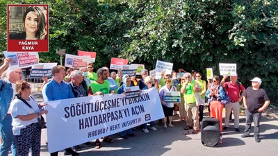 Söğütlüçeşme'deki 'AVM'li gar' projesi protesto edildi