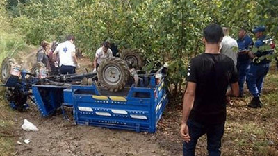 Siirt’te patpat devrildi: 6 işçi yaralı