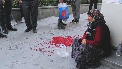 Bahçesinden topladığı meyveler zabıta işlem yaparken yere döküldü, yaşlı kadın ağladı