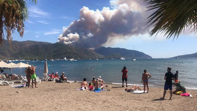 Marmaris’te orman yangını