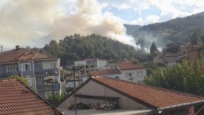 Denizli’de orman yangını