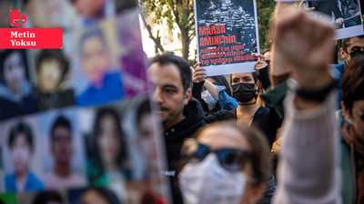 İran Konsolosluğu önünde yine eylem vardı