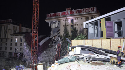 İstanbul’da tedbir amaçlı boşaltılan üniversite binası çöktü: Altı apartman tahliye edildi