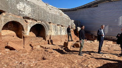 Perre Antik Kenti'nde 1800 yıllık taş ocağı bulundu