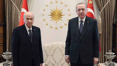 Erdoğan ve Bahçeli Beştepe'de görüşecek