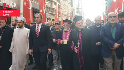Taksim'de 'İstiklal Bizim' yürüyüşü