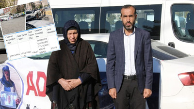 Şenyaşar ailesi aracına ‘Adalet’ pankartı astı, ‘park’ cezası kesildi