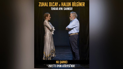 Zuhal Olcay ve Haluk Bilginer yıllar sonra aynı sahnede: ‘Kel Şarkıcı’