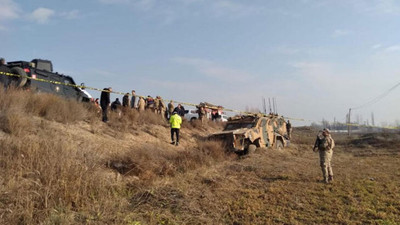 Iğdır'da zırhlı araç devrildi, 12 asker yaralandı