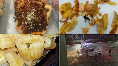 KYK yurdunda 25 öğrenci hastanelik oldu: 'Yemekten iki defa plastik çıktı'