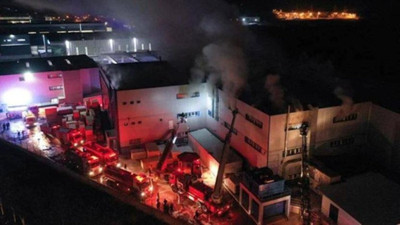 Bursa'da tekstil fabrikasında yangın