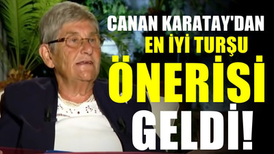 Bol bol tüketmek gerekiyormuş.. Canan Karatay'ın kış için önerdiği turşu