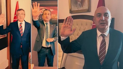 CHP'li vekillerden 'Yeter, söz milletindir' akımı