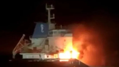 Tuzla gemisi Ukrayna’nın Herson Limanı'nda saldırıya uğradı