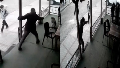 Rize'de köpeğe değnekli şiddet