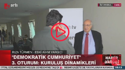 Eski AİHM yargıcı Rıza Türmen, Demokratik Cumhuriyet Konferansı'nı değerlendirdi