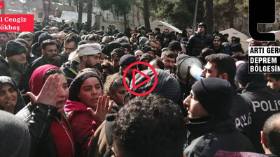 Çadır isteyen insanlara polisten yanıt: Elimizde kimseye çadır yok