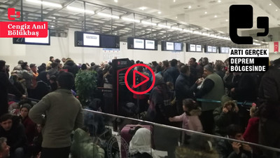 Gaziantep Havalimanı'nda binlerce insan tahliye edilmeyi bekliyor