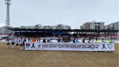 Amedspor ile Vanspor depremzedeler için dostluk maçı yaptı