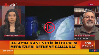 Prof. Görür, Artı TV'de Adana uyarısını yineledi: 6 ve üzerinde olabilir