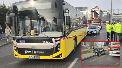 Beylikdüzü'nde 9 aracın karıştığı zincirleme trafik kazası meydana geldi