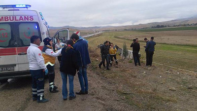 Ankara'da işçi servisi devrildi: 19 yaralı