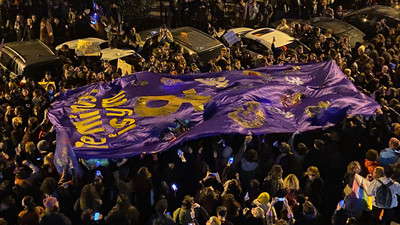 8 Mart Feminist Gece Yürüyüşü: Kadınlar bir ağızdan 'Hükümet istifa' dedi