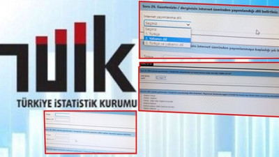 TÜİK, Xwebûn'a 'Hangi dilde yayın yapıyorsunuz' diye sordu ama yanıtlarda Kürtçe seçeneği yok
