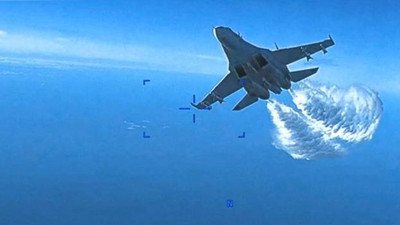 ABD, Rus uçaklarının İHA'sına müdahale görüntüsünü paylaştı