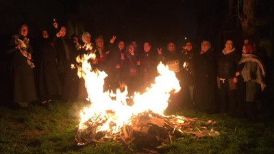 İstanbul'da ilk Newroz ateşi yakıldı