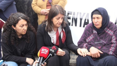 Pervin Buldan, Emine Şenyaşar'ı ziyaret etti
