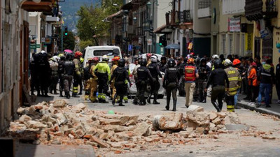 Ekvador'da 6,7 büyüklüğünde deprem: 13 ölü