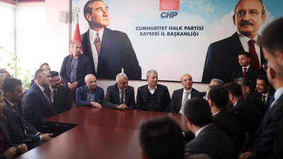 Hulusi Akar'dan Kayseri'de CHP ve İyi Parti'ye ziyaret
