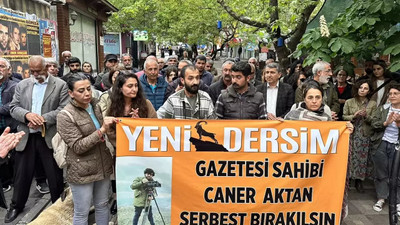Dersim'de Gazeteci Caner Aktan’ın gözaltına alınmasına tepki: İktidarın bu baskılarına hep beraber dur demeliyiz