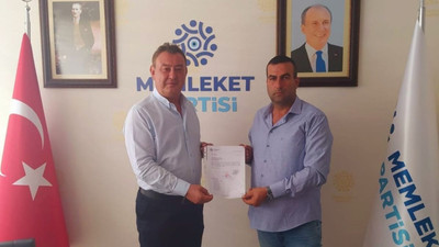 Memleket Partisi Ödemiş İlçe Başkanı Özay Yiğen partisinden istifa etti