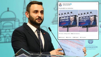 Montajlı Kılıçdaroğlu afişi paylaşan AKP'li Kertişçi yalanlandı