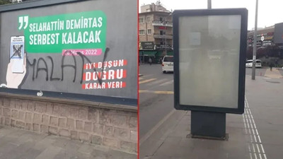 Nevşehir'deki provokatif afişler kaldırılıyor