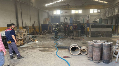Çorum'da döküm fabrikasında patlama