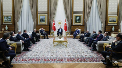 Erdoğan, Cumhur İttifakı ortaklarıyla Külliye'de bir araya geldi
